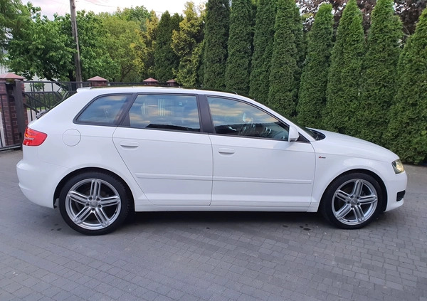 Audi A3 cena 39500 przebieg: 143690, rok produkcji 2009 z Terespol małe 106